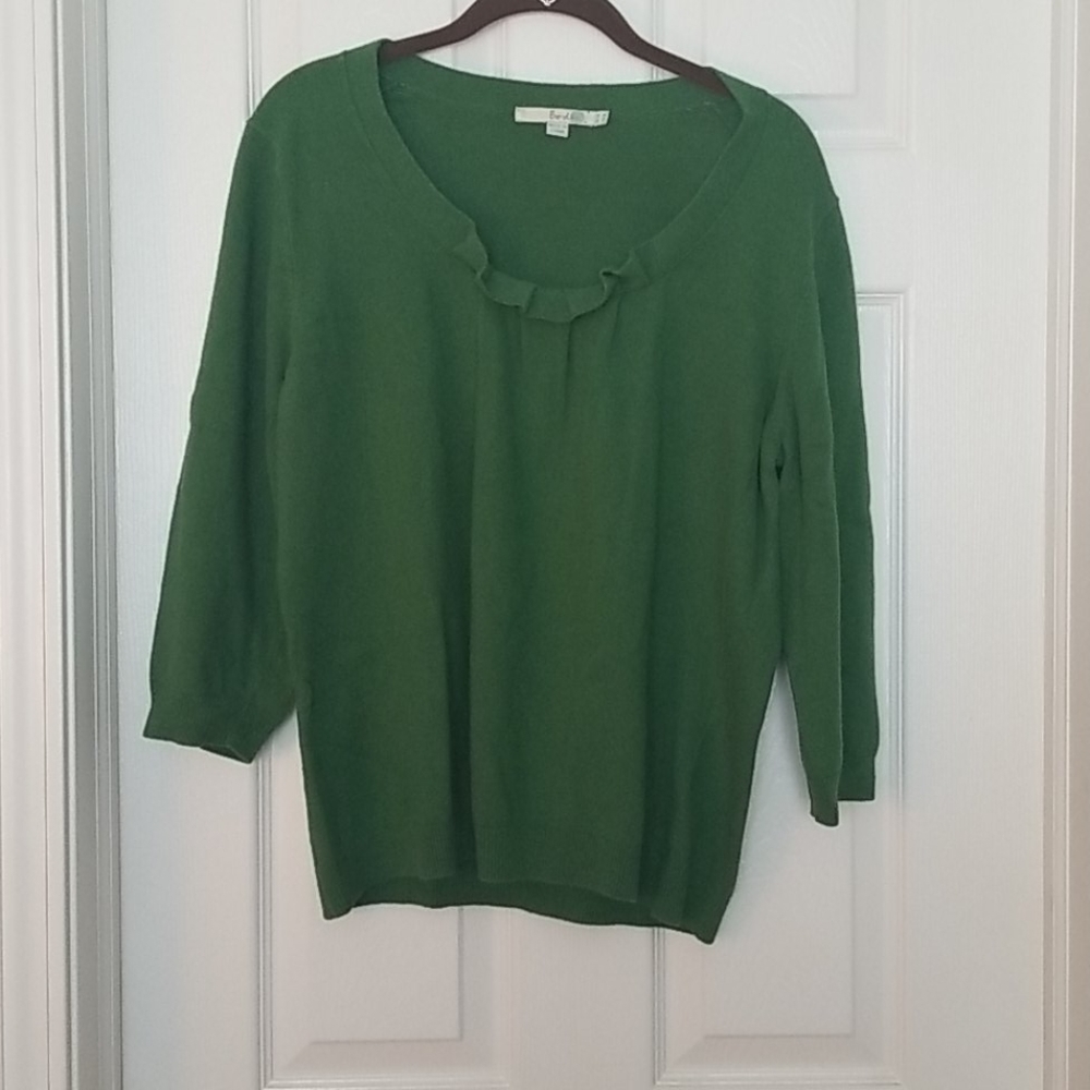 Boden green sweater